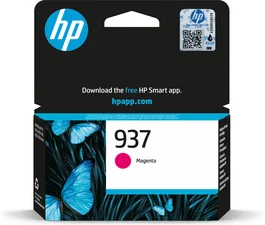HP Cartucho de Tinta Original 937 magenta