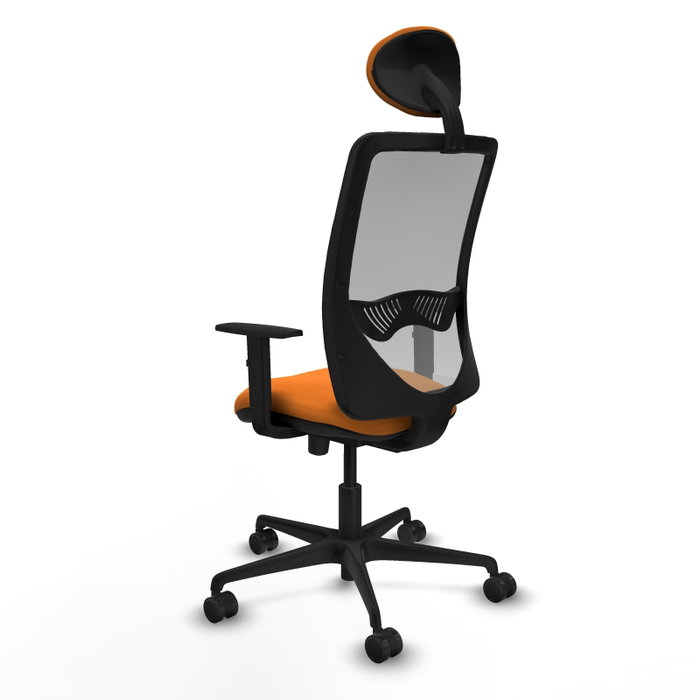 PIQUERAS Y CRESPO Silla de oficina Zulema Naranja y Gris PIQUERAS Y CRESPO Silla de oficina Zulema Naranja y Gris
