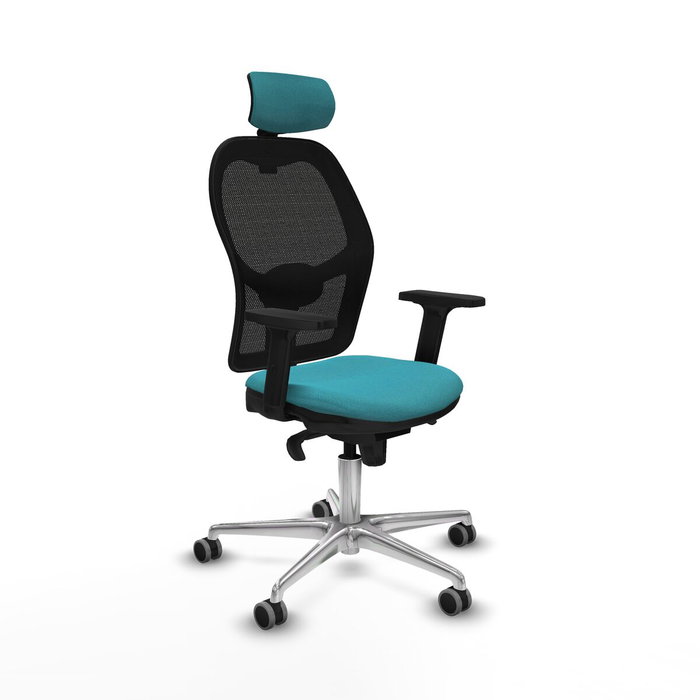 PIQUERAS Y CRESPO Silla de oficina Jorquera Turquesa y Negro PIQUERAS Y CRESPO Silla de oficina Jorquera Turquesa y Negro