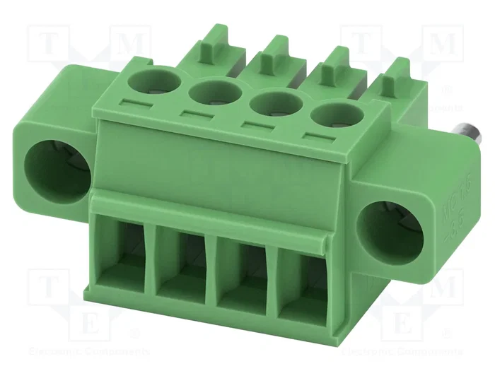 PHOENIX CONTACT COMBICON S MC1.5/4-STF-3.5 Bloque de bornas desmontable de 4 pines PHOENIX CONTACT COMBICON S MC1.5/4-STF-3.5 Bloque de bornas desmontable de 4 pines