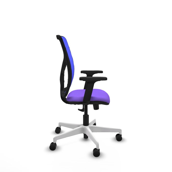 PIQUERAS Y CRESPO Silla de oficina Motilla con mecanismo Sincro, Lila y Azul PIQUERAS Y CRESPO Silla de oficina Motilla con mecanismo Sincro, Lila y Azul