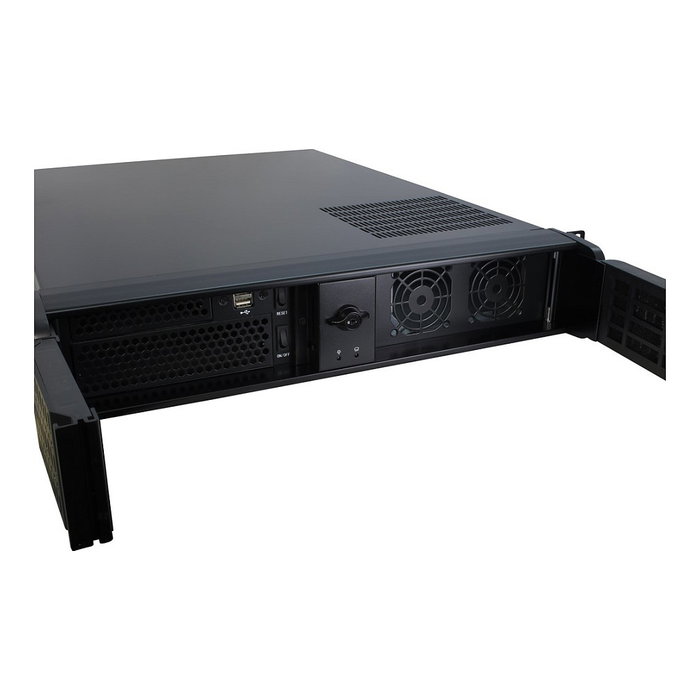 Inter-Tech IPC 2U-2098-SL Servidor Estante Negro ATX micro ATX Mini-ITX Acero 2U Inter-Tech IPC 2U-2098-SL Servidor Estante Negro ATX micro ATX Mini-ITX Acero 2U