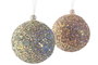 DKD Home Decor Decoración Colgante Navidad Fantasia Rosa Lila Espuma PVC 8 x 16 x 8 cm (12 Unidades)