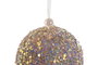DKD Home Decor Decoración Colgante Navidad Fantasia Rosa Lila Espuma PVC 8 x 16 x 8 cm (12 Unidades)
