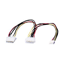 ROLINE 11.03.1010 Cable Adaptador de Alimentación Molex 4-pin a 4-pin HDD/FDD, 0.3m