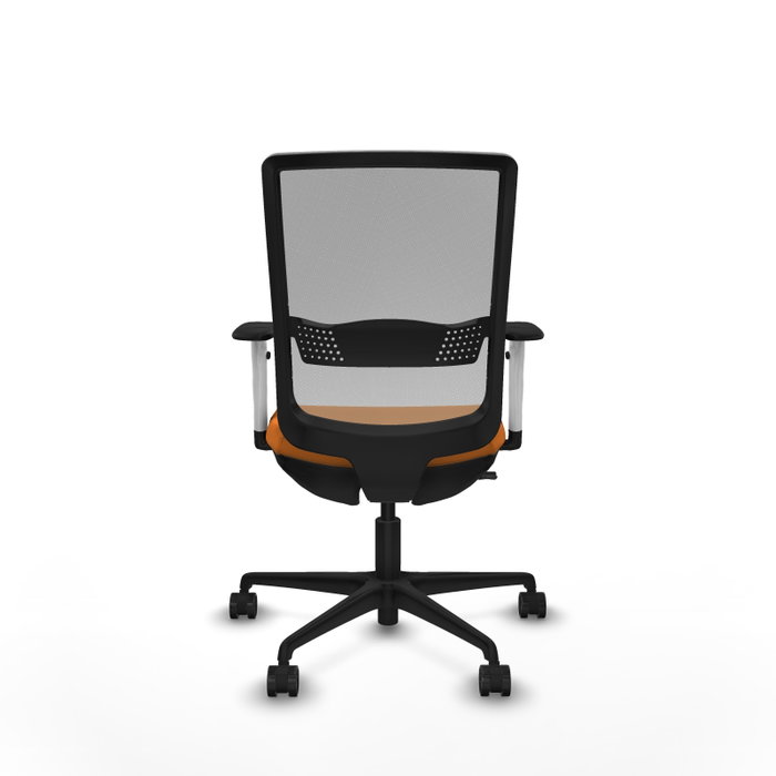 PIQUERAS Y CRESPO Silla de oficina Haches Naranja y Gris