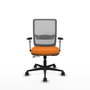 PIQUERAS Y CRESPO Silla de oficina Haches Naranja y Gris