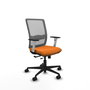 PIQUERAS Y CRESPO Silla de oficina Haches Naranja y Gris