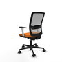 PIQUERAS Y CRESPO Silla de oficina Haches Naranja y Gris