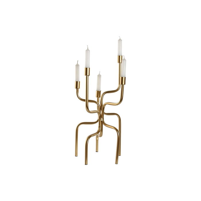 Candelabro Home ESPRIT Dorado Metal 25 x 25 x 51 cm