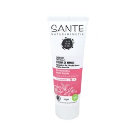 Sante Naturkosmetik Crema de Manos Express para Pieles Sensibles 75ml, Textura No Grasa de Absorción Rápida, Bio, Vegano