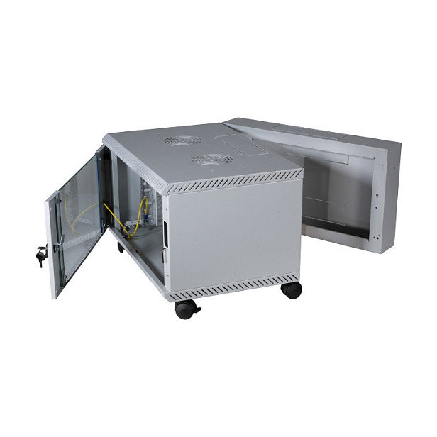 EFB Elektronik 691618VGR.60 Gabinete de pared 19 de 18U, Gris