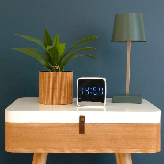 Be Mix Reloj Despertador Espejo Altavoz Inalámbrico