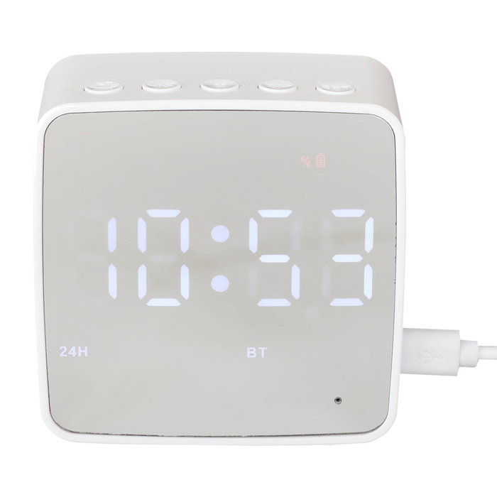 Be Mix Reloj Despertador Espejo Altavoz Inalámbrico