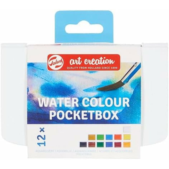 Talens Art Creation Pocket Box de 12 pastillas de acuarela Talens Art Creation Pocket Box de 12 pastillas de acuarela