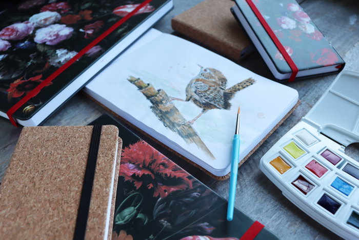 Talens Art Creation Acuarelas Pocket Box con 12 Pastillas y Accesorios
