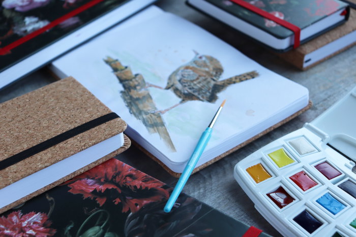Talens Art Creation Acuarelas Pocket Box con 12 Pastillas y Accesorios