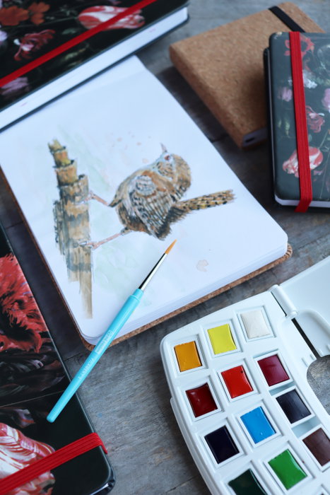 Talens Art Creation Acuarelas Pocket Box con 12 Pastillas y Accesorios