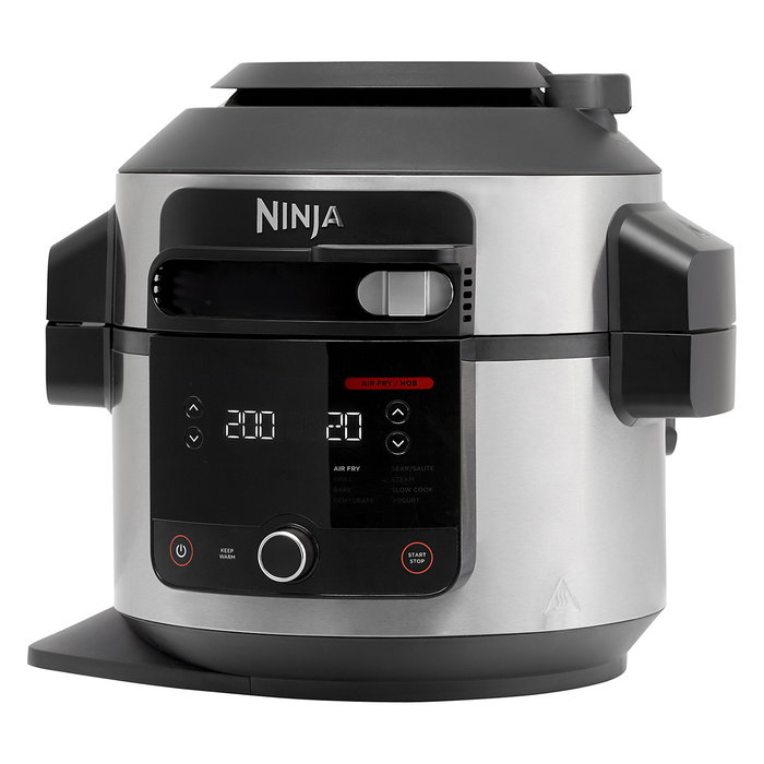 Ninja Foodi OL550EU Multikocher 11 en 1, 6 Litros, 1460W, Negro y Acero Inoxidable