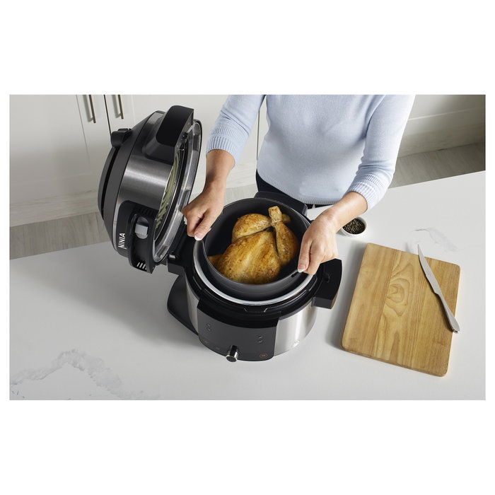 Ninja Foodi OL550EU Multikocher 11 en 1, 6 Litros, 1460W, Negro y Acero Inoxidable