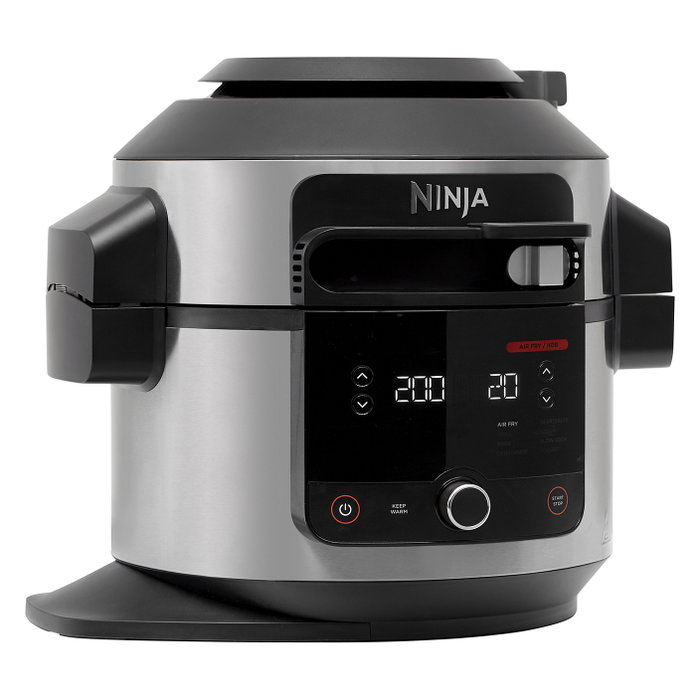 Ninja Foodi OL550EU Multikocher 11 en 1, 6 Litros, 1460W, Negro y Acero Inoxidable