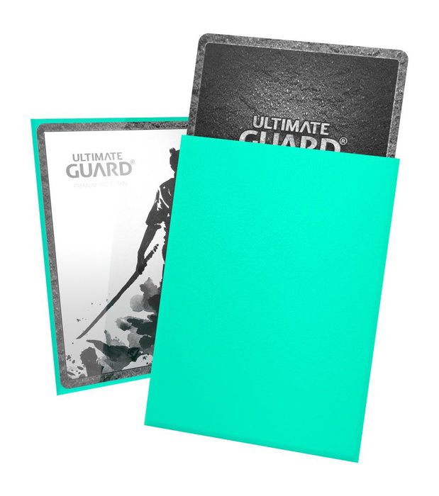 Ultimate Guard Katana Sleeves Standard Size (100) - Turquoise