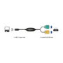 DeLOCK Adaptador USB 2.0 Tipo A a 2 x Serial DB9 RS-232 63466