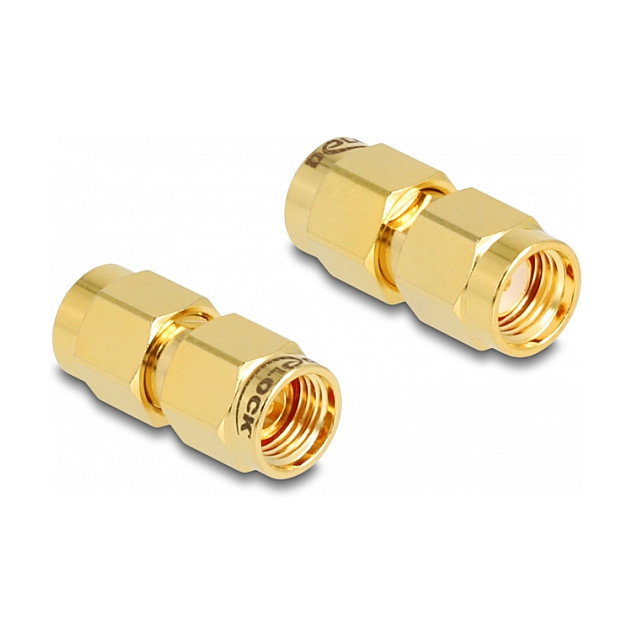 DeLOCK Adaptador RP-SMA macho a RP-SMA macho 89838 DeLOCK Adaptador RP-SMA macho a RP-SMA macho 89838