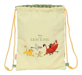 Bolsa Mochila con Cuerdas Mufasa Verde Beige 26 x 34 x 1 cm