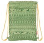 Bolsa Mochila con Cuerdas Mufasa Verde Beige 26 x 34 x 1 cm