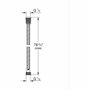 Grohe Manguera de ducha VitalioFlex Metal 2 m Cromo Resistente a las torceduras