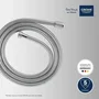 Grohe VitalioFlex Metal Manguera de Ducha 2 m Cromo Resistente a las Torceduras