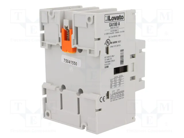 LOVATO ELECTRIC Interruptor de aislamiento GA 3 polos 100A LOVATO ELECTRIC Interruptor de aislamiento GA 3 polos 100A