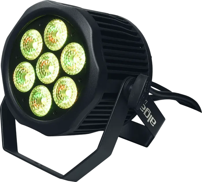 Algamlight Par Led Ip65 - 7 x 12W Hex