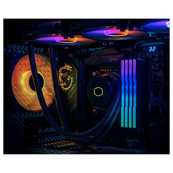 KLEVV CRAS V 32GB (16GBx2) 6400 CL30 Black EXPO KLEVV CRAS V 32GB (16GBx2) 6400 CL30 Black EXPO