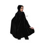 Atosa Capa de Terciopelo Negro con Capucha para Adulto - 100 cm