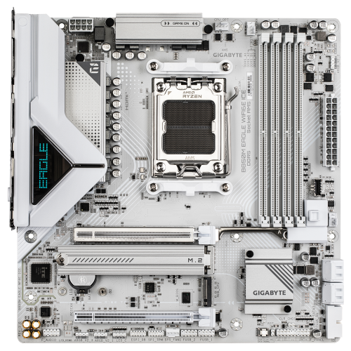 Gigabyte B850M EAGLE WIFI6E ICE (Blanco) Placa Base AMD AM5 DDR5 Wi-Fi 6E Micro ATX