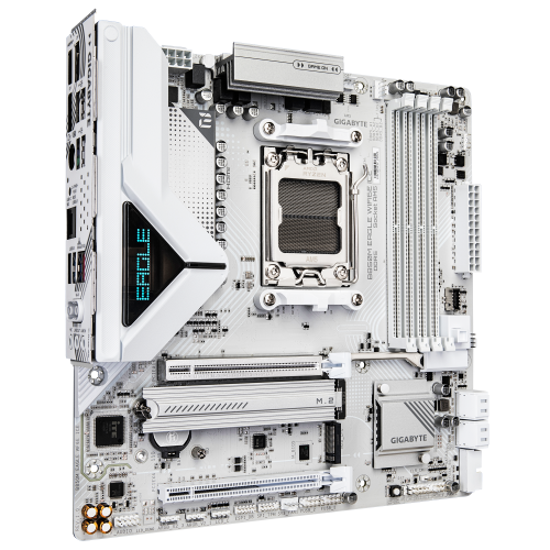 Gigabyte B850M EAGLE WIFI6E ICE (Blanco) Placa Base AMD AM5 DDR5 Wi-Fi 6E Micro ATX