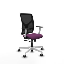 PIQUERAS Y CRESPO Silla de oficina Motilla con mecanismo Sincro/Traslack Morado