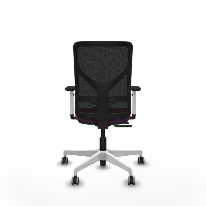 PIQUERAS Y CRESPO Silla de oficina Motilla con mecanismo Sincro/Traslack Morado
