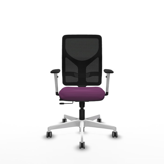 PIQUERAS Y CRESPO Silla de oficina Motilla con mecanismo Sincro/Traslack Morado