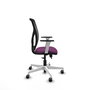PIQUERAS Y CRESPO Silla de oficina Motilla con mecanismo Sincro/Traslack Morado