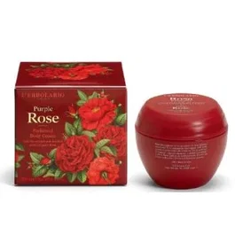 L'ERBOLARIO Rosa Purpurea Crema Perfumada para Cuerpo con Aroma Floral-Cítrico, Textura Suave, 200ml