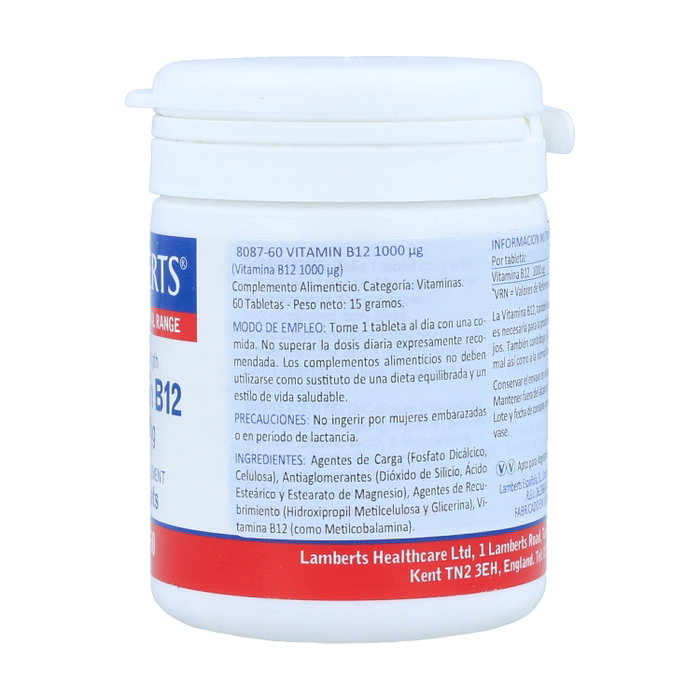 Lamberts Vitamina B12 1000 µg 60 comprimidos