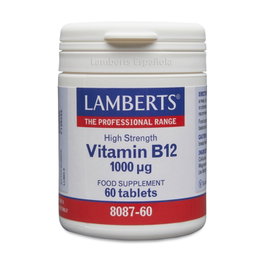 Lamberts Vitamina B12 1000 mg 60 Cápsulas - Suplemento Alimenticio