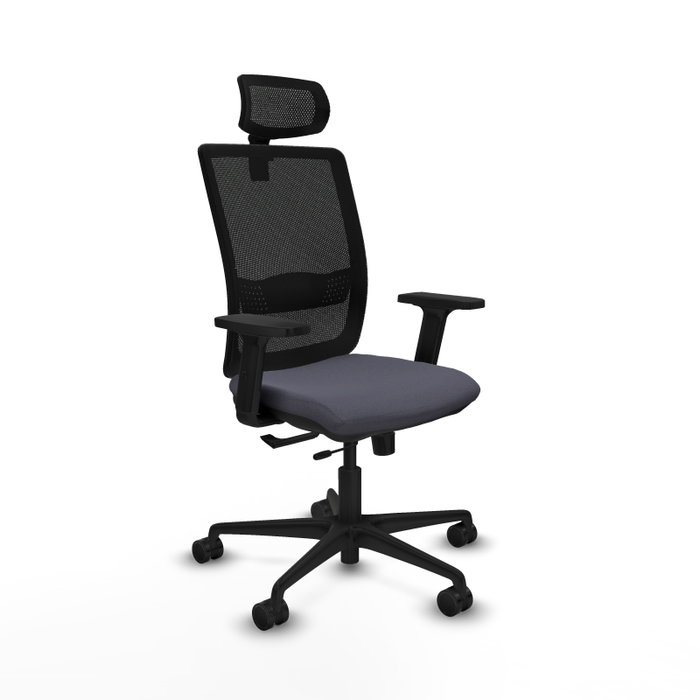 PIQUERAS Y CRESPO Silla de oficina Haches Gris oscuro y Negro PIQUERAS Y CRESPO Silla de oficina Haches Gris oscuro y Negro