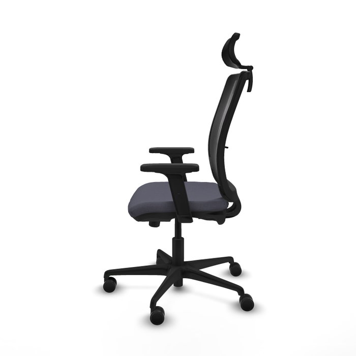 PIQUERAS Y CRESPO Silla de oficina Haches Gris oscuro y Negro PIQUERAS Y CRESPO Silla de oficina Haches Gris oscuro y Negro
