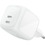 Belkin BoostCharge Pro Cargador Dual USB-C 67 W con Cable de 2 m Blanco