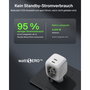 Belkin BoostCharge Pro Cargador Dual USB-C 67 W con Cable de 2 m Blanco