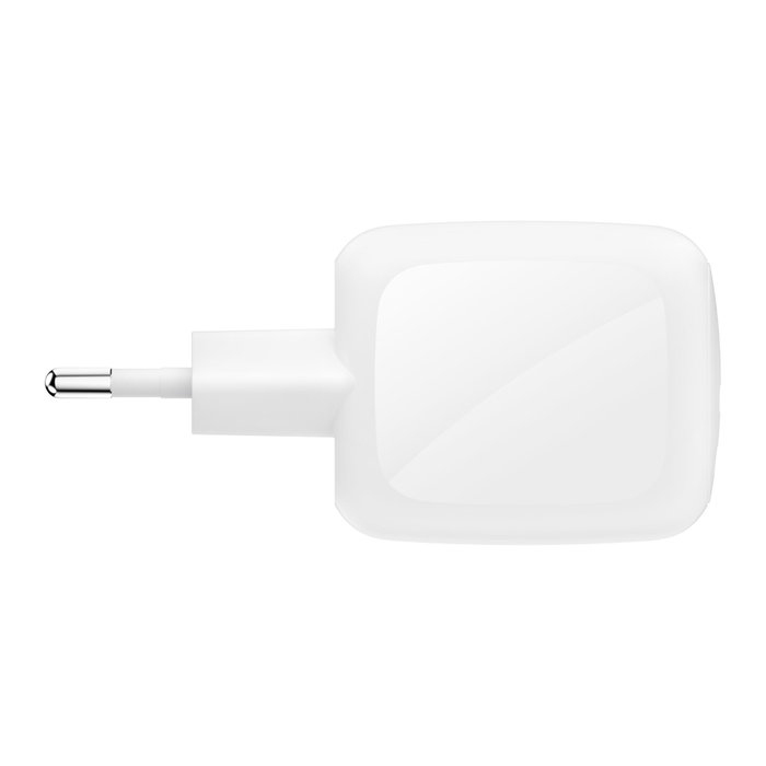 Belkin BoostCharge Pro Cargador Dual USB-C 67 W con Cable de 2 m Blanco
